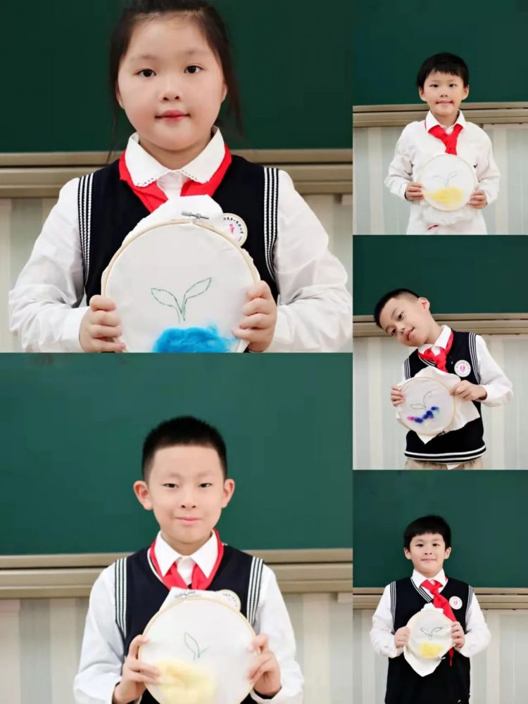 家长进课堂 小小青子邂逅非遗瓯绣