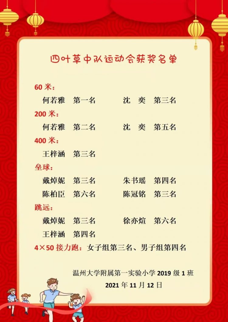 少年强则中国强— —记温大附小四叶草中队第6届校运会风采 少年强则中国强— —记温大附小四叶草中队第6届校运会风采