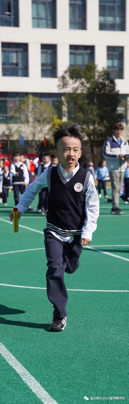 小学生涯第一次运动会——鸿雁中队