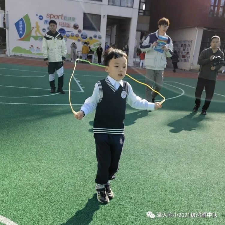 小学生涯第一次运动会——鸿雁中队